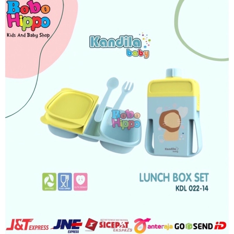 KANDILA BABY LUNCH BOX SET - BLUE ORIGINAL