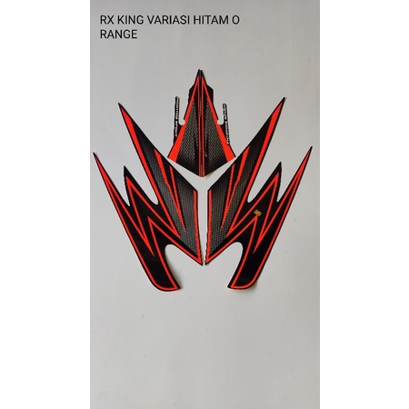 STRIPING RX KING VARIASI ) Hitam Oren