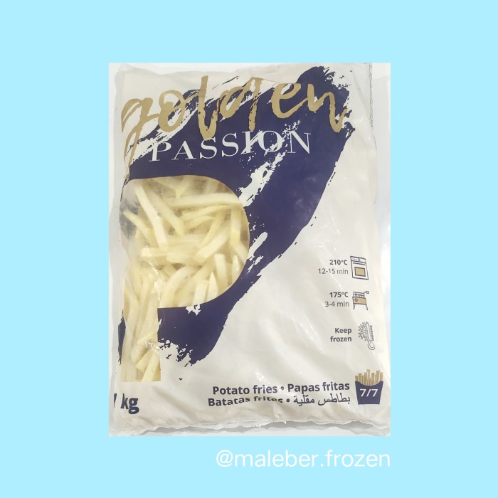 

kentang golden passion shoestring 1kg