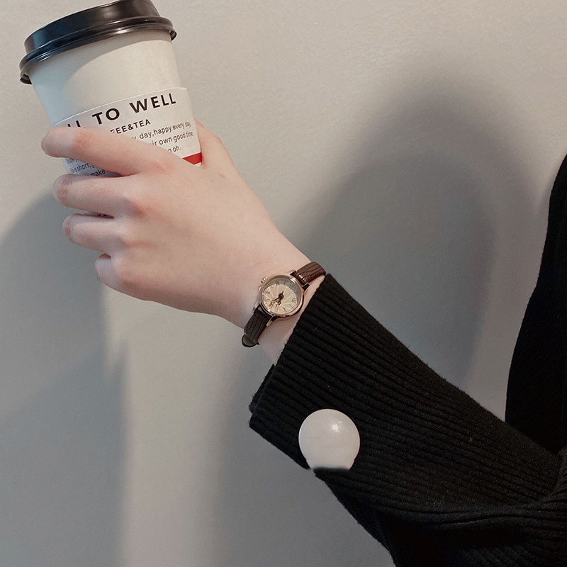 Jam tangan wanita GEDI LUNA MINI COKLAT termurah bagus trend 2023