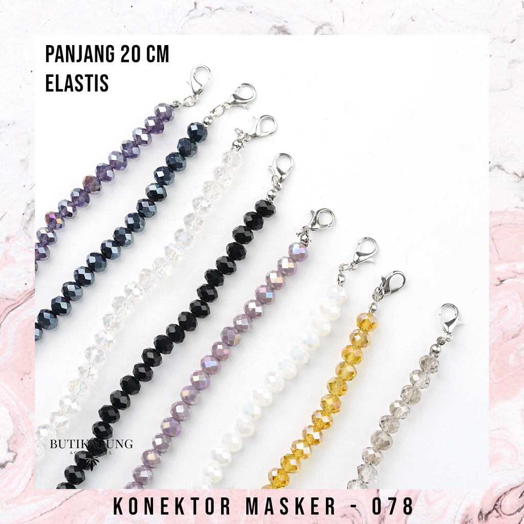 Konektor Masker Hijab - Kancing Tali Pengait Masker Hijab - Masker Hijab - Connector 022 078