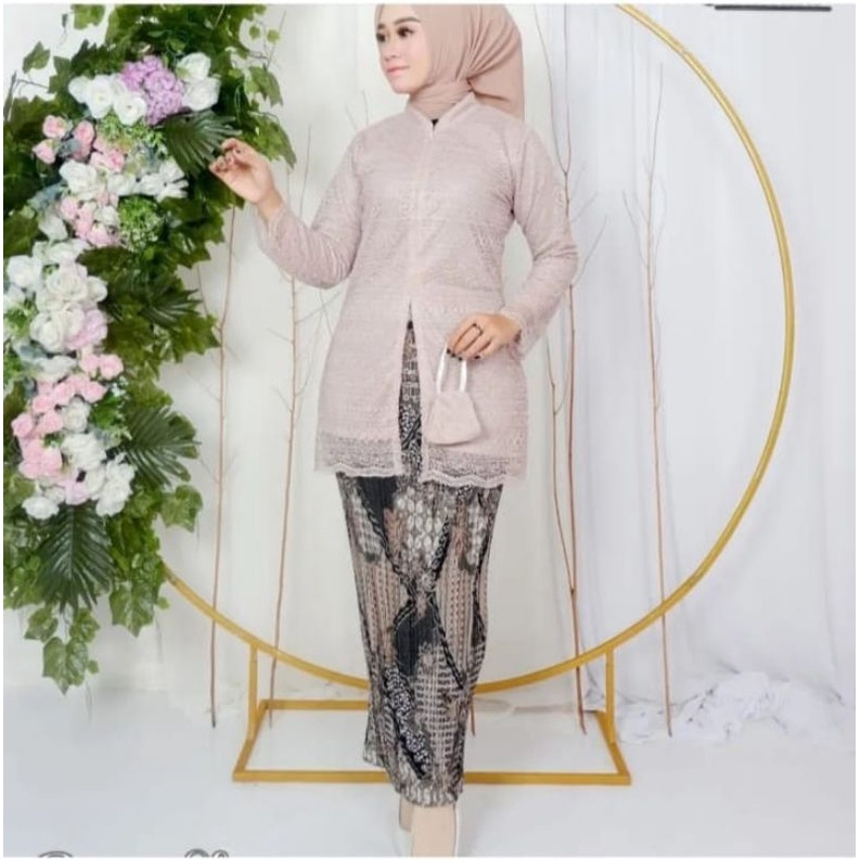 SET KEBAYA BLOUSE BROKAT MALIKA BUSUI FRENDLY MODERN| KEBAYA| SET KEBAYA WISUDA| STELAN KEBAYA WANITA| KEBAYA BROKAT| KEBAYA KONDANGAN| SET KEBAYA PESTA| OUTFIT BAJU PESTA