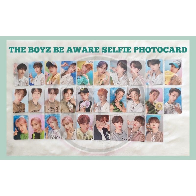 READY STOCK  THE BOYZ BE AWARE PHOTOCARD