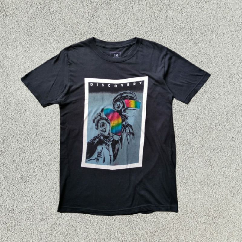 tshirt kaos band daft punk second vintage bekas preloved