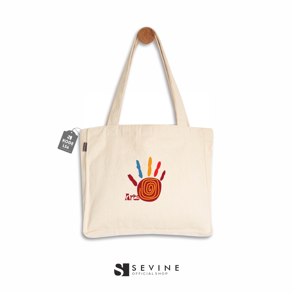 Sevine Totebag Kanvas Daisy Tas Wanita Tote Bag Kantong Laptop Kuliah Sekolah Kerja Quotes Aesthetic Jurusan Prodi Fakultas - LS