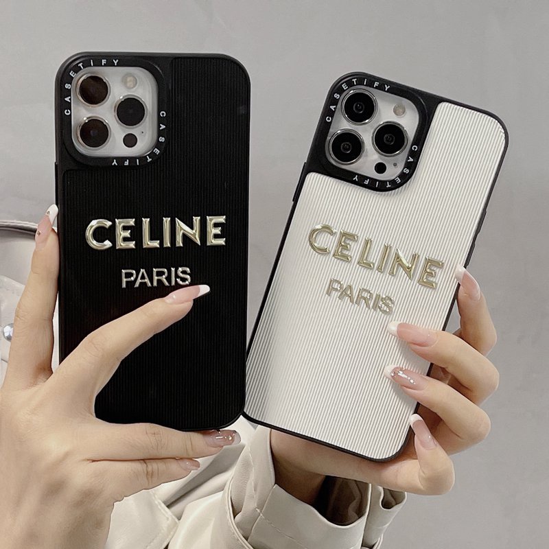 Luxury Metal Gilding Lable Hard Silicone Case IPhone 11 12 13 14 Pro Max Apple Cover Casing Women's Luxury Phone Case IPhone 14 Plus