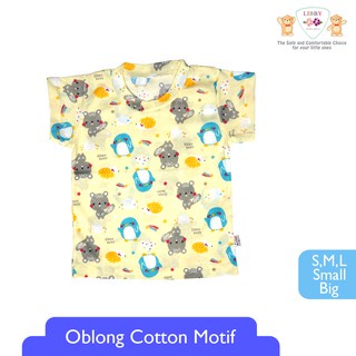 LIBBY 1 PCS KAOS OBLONG KATUN MOTIF PLAY TIME