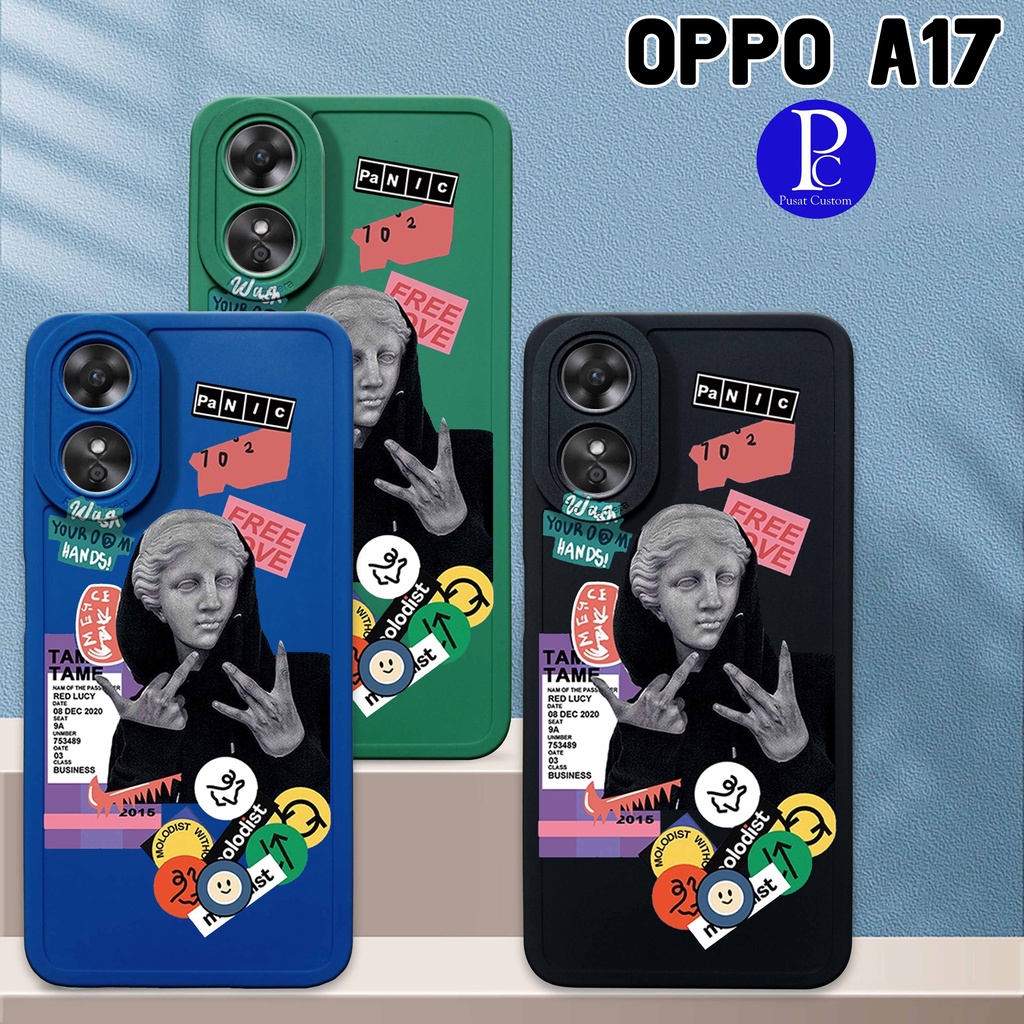 Soft Case Oppo A17 - Case Oppo A17 - Kesing Hp Oppo A17 - Case Hp Oppo A17 - Casing Oppo A17 - Softc