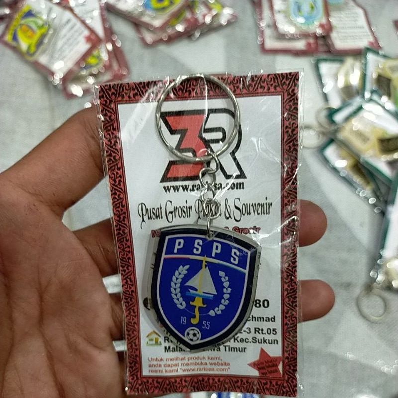 gantungan kunci sepakbola Indonesia PSPS persatuan sepakbola Pekanbaru