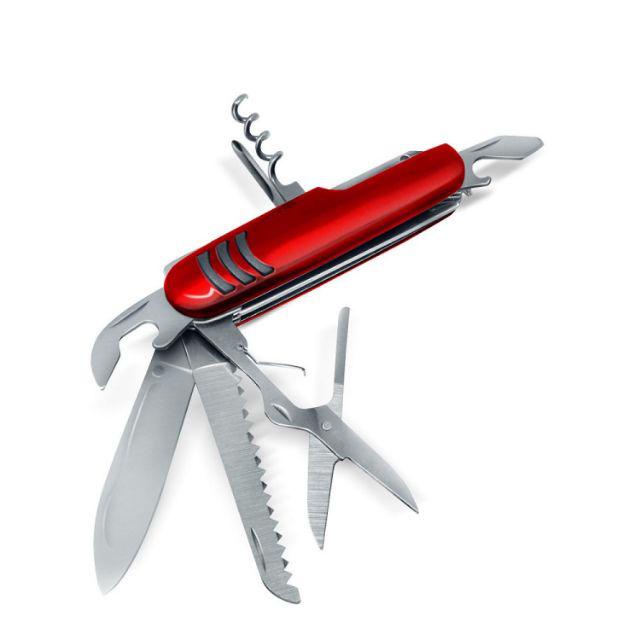 Model Swiss Pisau Lipat Knife 17 Fungsi Tools Aluminum Multifungsi