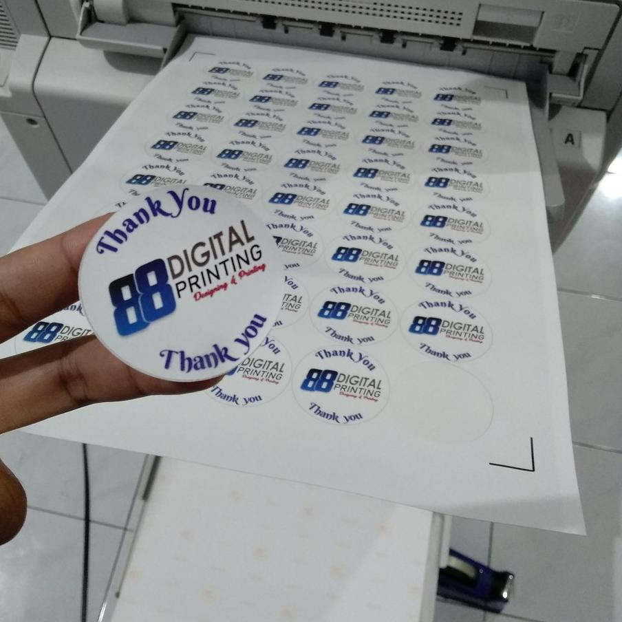 

✩ [✔️Print+Cut] Cetak Sticker Vinyl Matte A3+ Waterproof / Print Sticker Vinyl Doff Full Color ➪