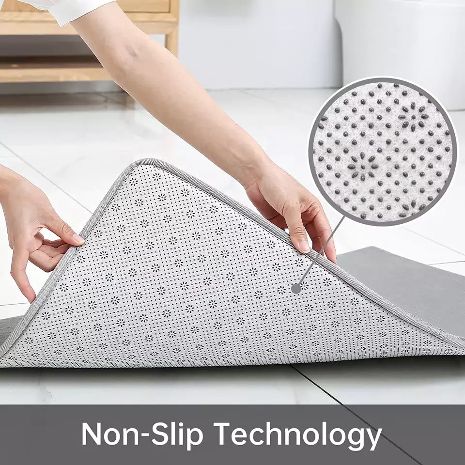 Keset Lantai Kaki Aesthetic Anti Slip untuk Rumah Kamar Mandi Pintu Depan Dapur Kamar Tidur Ruang Tamu