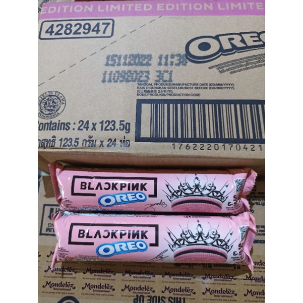 Oreo Blackpink 1 dus (isi 24x123.5 gram)