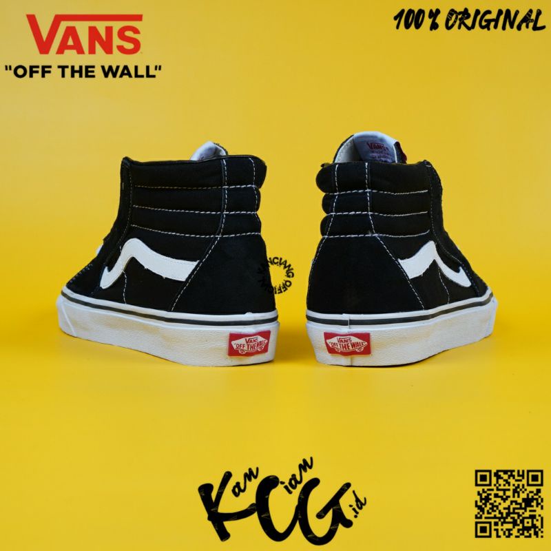 Vans Sk8 Hi Classic Black White 100% Original bnib