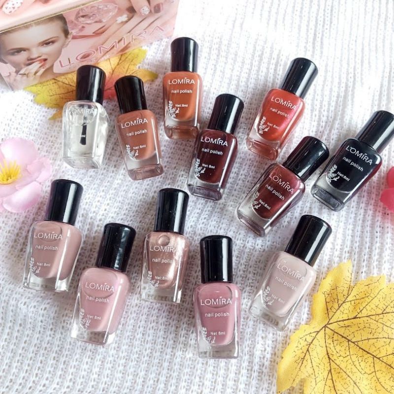 LOMIRA NAIL POLISH 8ML KUTEK BPOM