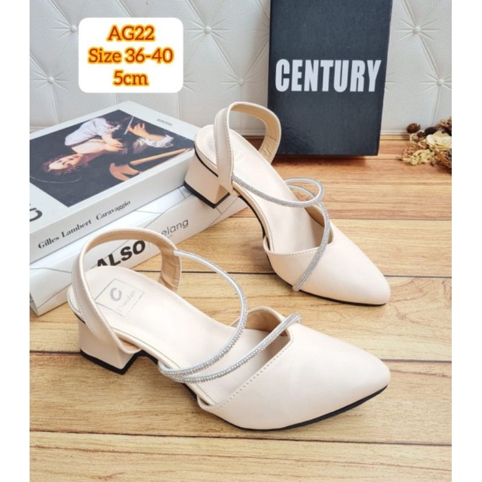 ABBUSHOES AG 22 bapau tali jeli import vanesa. 5cm