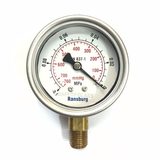 Vacuum gauge -0,1mpa -760mmhg ransburg barang promo