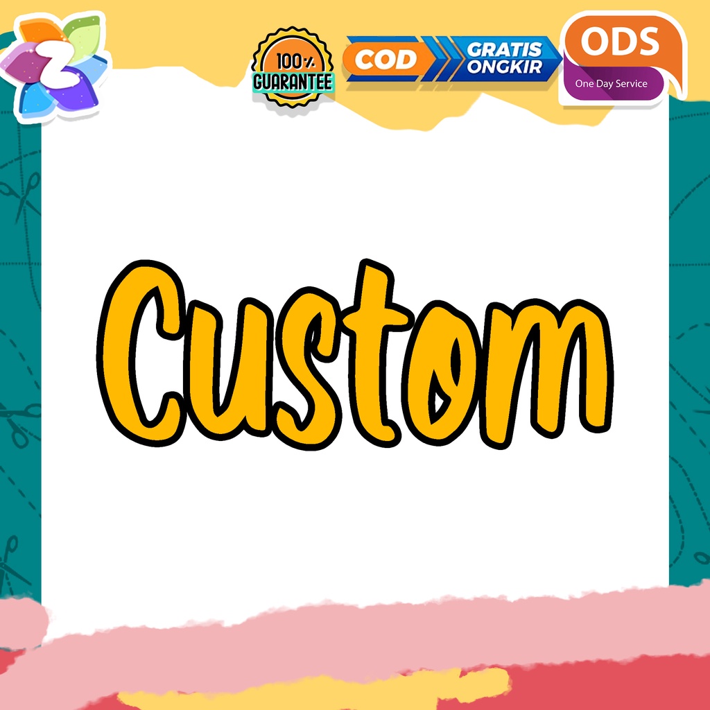 

Link Custom Cetak Stiker Ukuran Besar & Cutting Sticker Custom Zennida Print