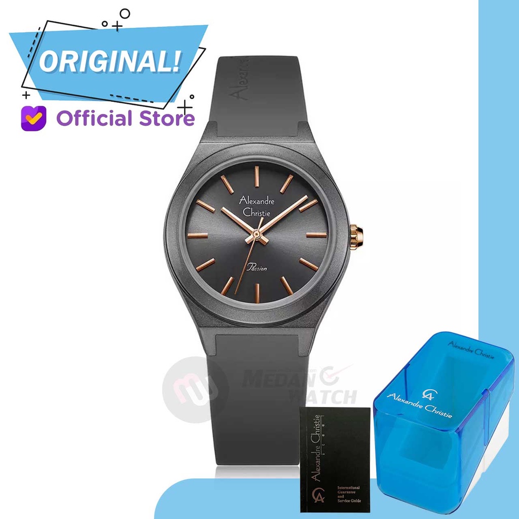 Jam Tangan Wanita Analog Alexandre Christie 2A07LH AC2A07 AC 2A07 LH 2A07 LHRRGBA Original Garansi R