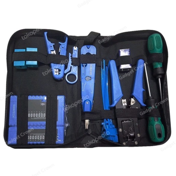 Murah Toolkit network gaintech 7 in 1 Gt-580 - Networking tool Gt580 LAN Promo