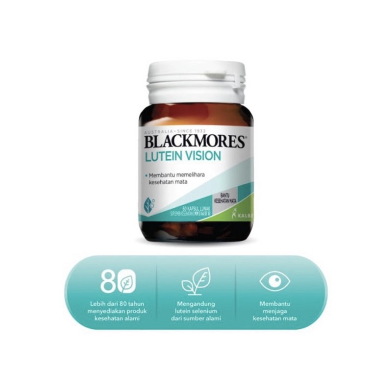 Blackmores lutein vision isi 30 tablet ( memelihara kesehatan mata)