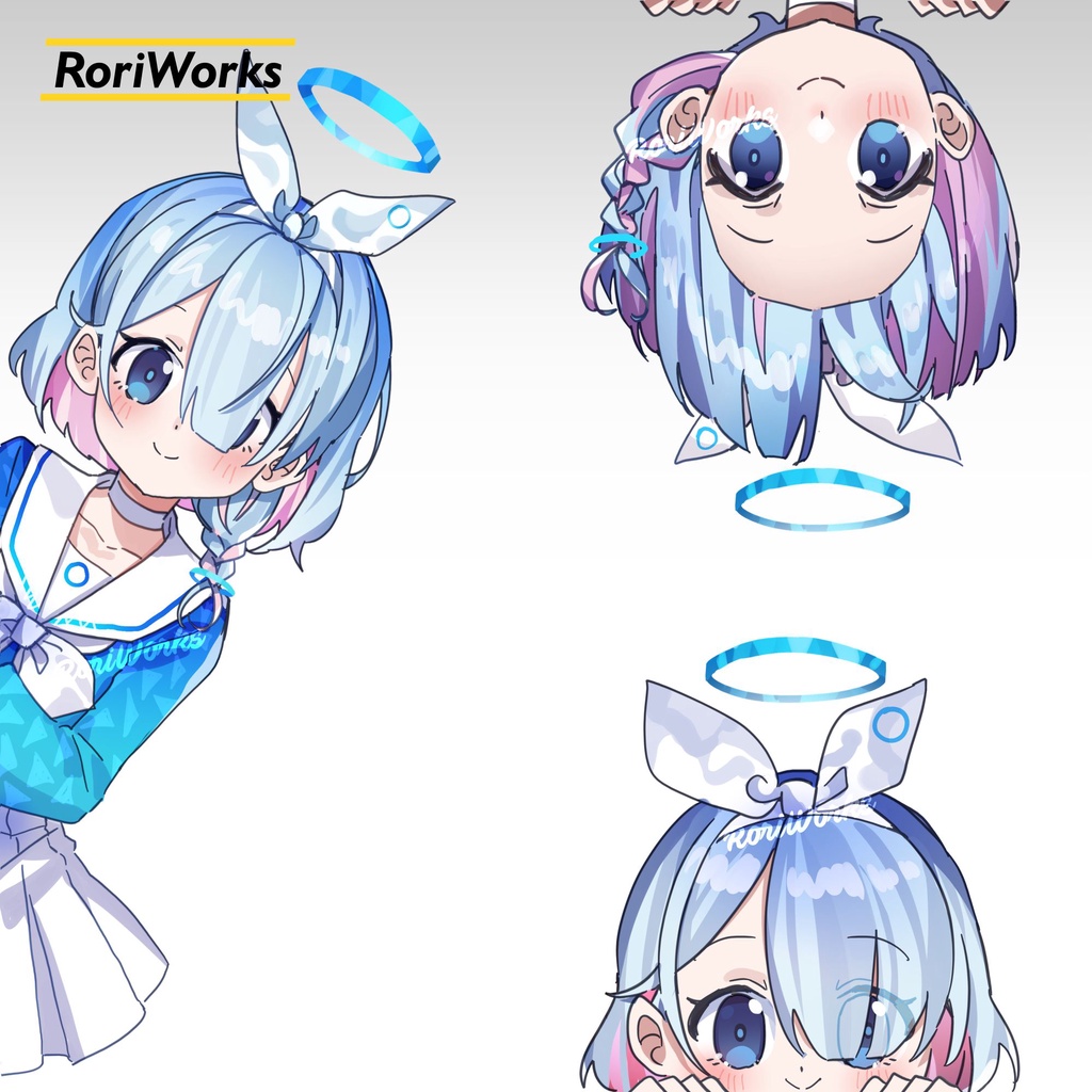Stiker Anime Intip - Arona | Blue Archive