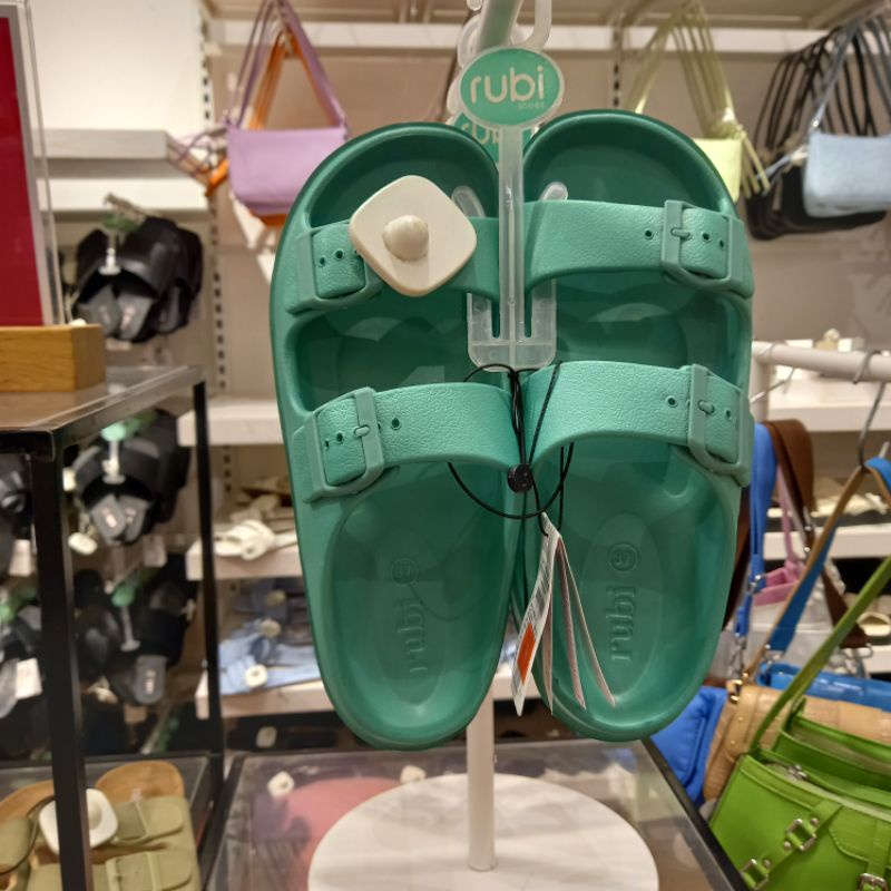 RUBI ORIGINAL SALE 50% Sandal Selop Karet Buckle Slippers Japit Flat Sneakers Sepatu