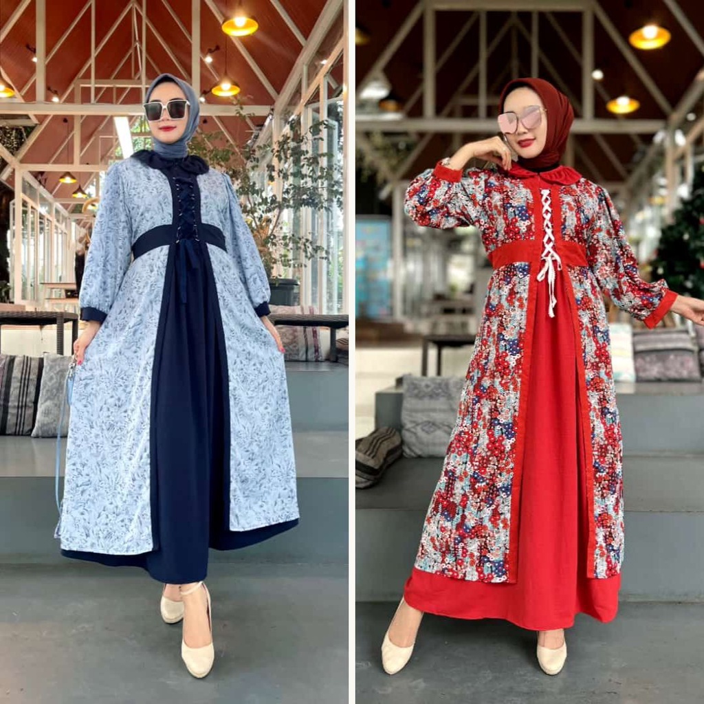 abaya dress set outer diana by junov