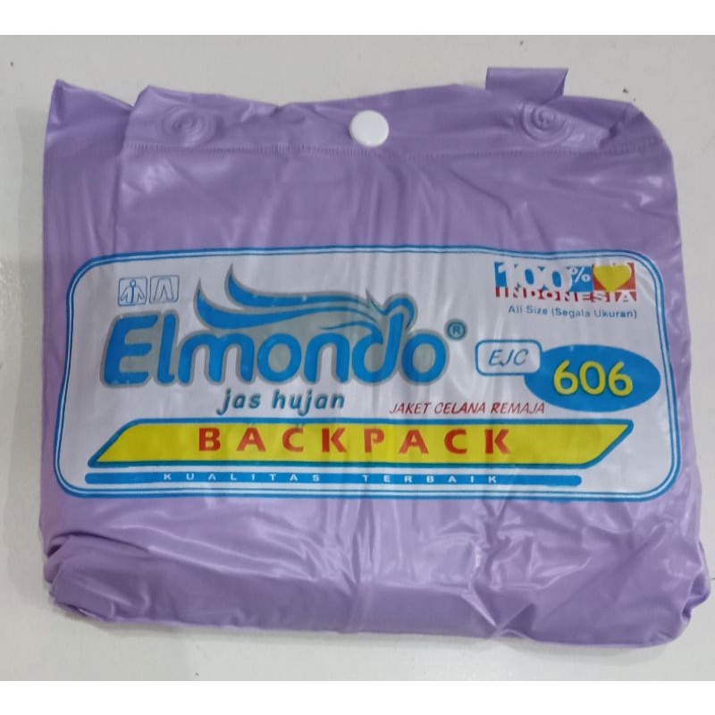JAS HUJAN SETELAN ELMONDO BACKPACK 606