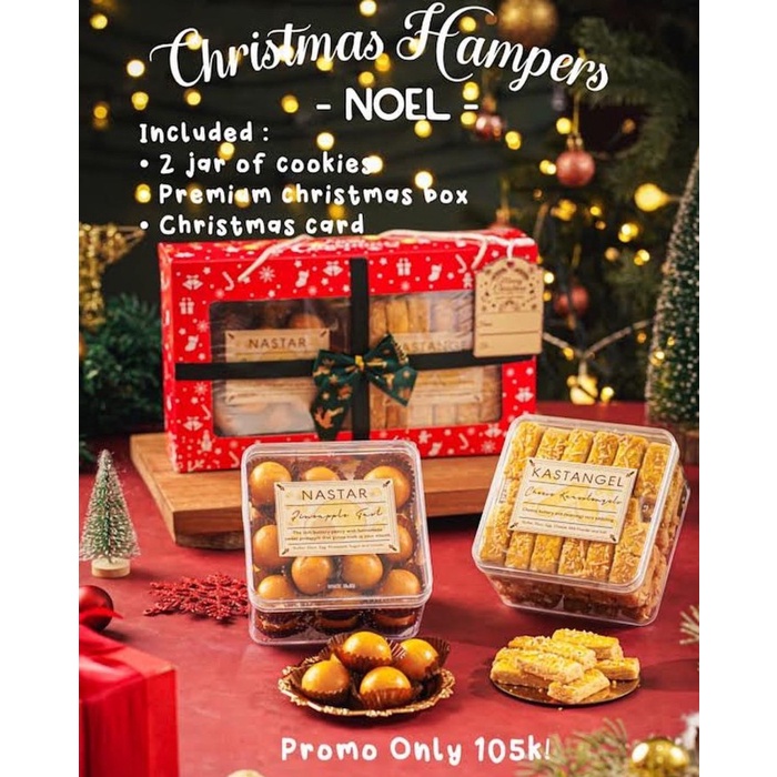 

Hampers Natal / Parcel Christmas Kue Kering Cookies - Choco cookies