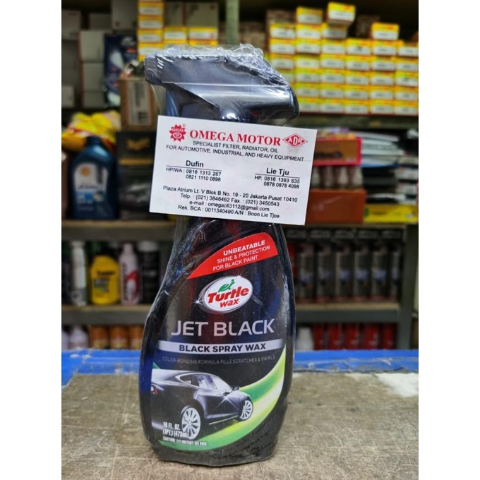 Turtle Wax Jet Black (black spray wax) 473ml