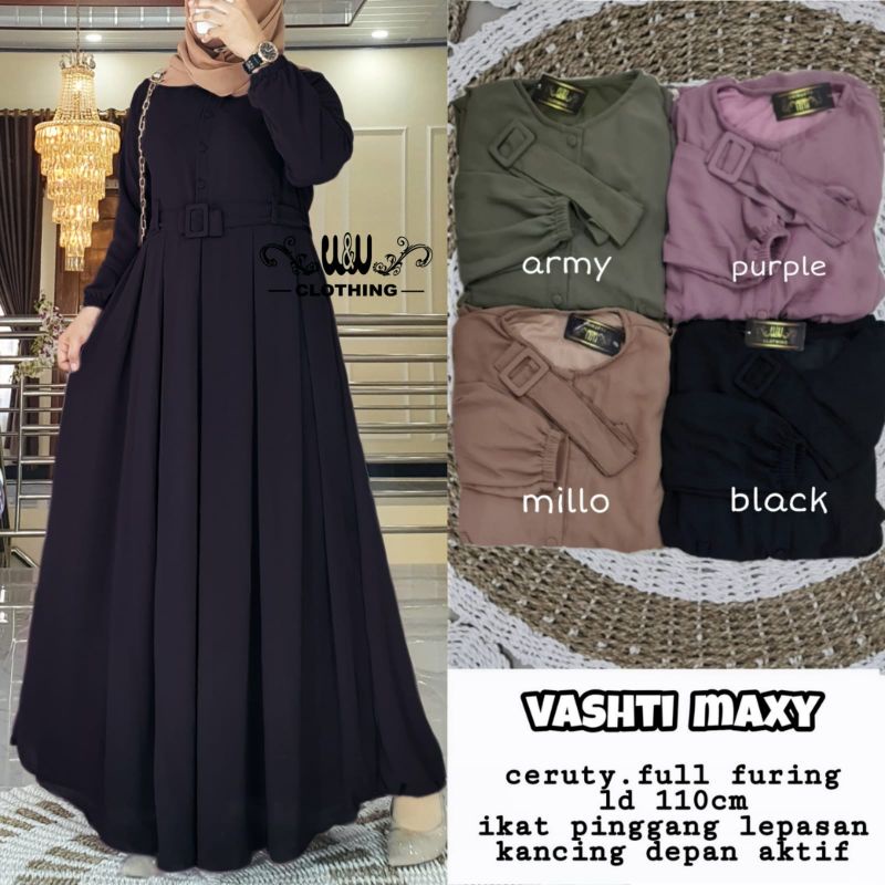 VASTHI MAXY DRESS ORI W&amp;W