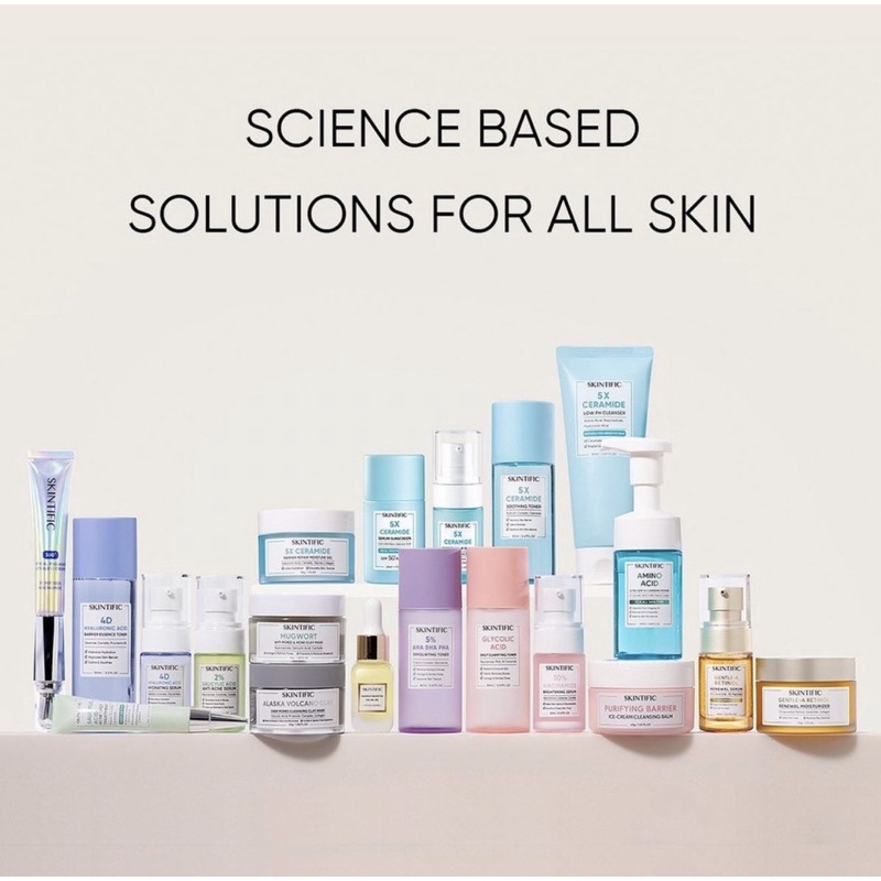SKINTIFIC 5X Ceramide Barrier Gel Cream |Ceramide Low PH Cleanser |Salicylic Acid Acne Spot Treatmetn Gel | Amino Acid Cleansing Mouse | Crystal Massager Lifting Eye Cream | Glycolic Acid | Hyaluronic Acid | AHA BHA PHA Exfoliating Toner | Serum Sunscreen