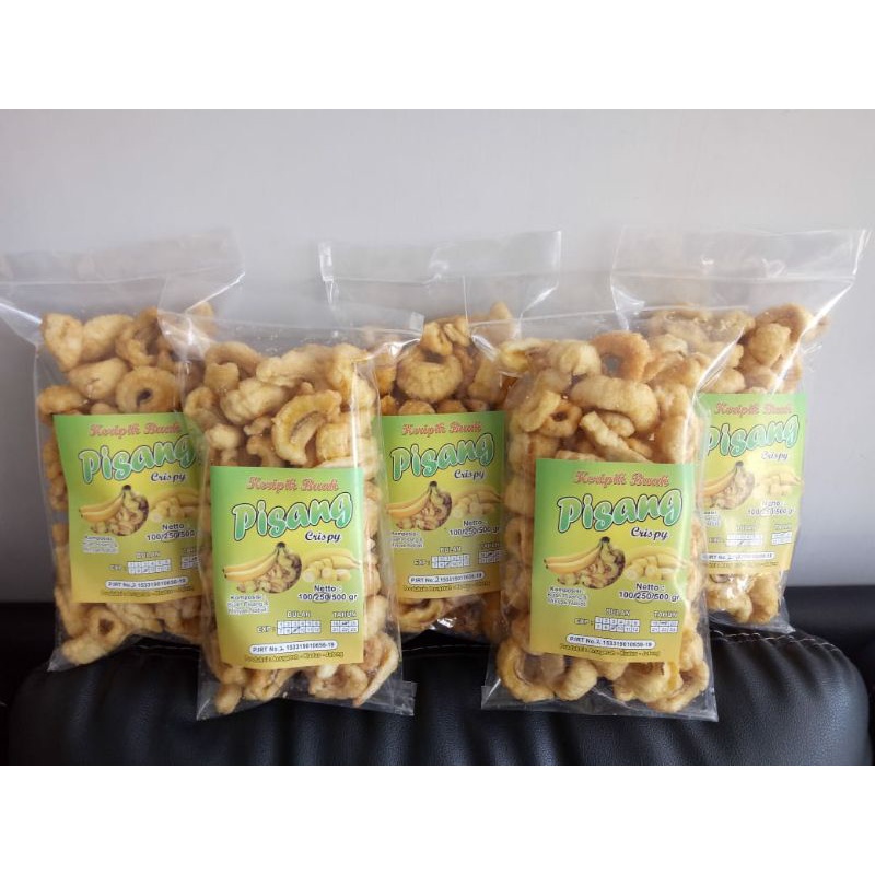 

Rambak Pisang 250gr/Crunchy banana 250gr/Keripik buah/Pisang Crispy