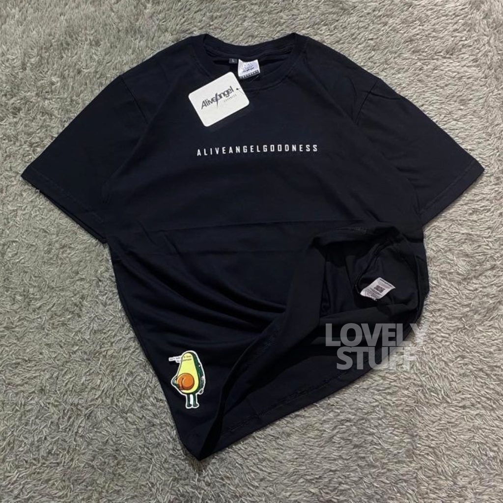 KAOS DITRO ORIGINAL  KAOS PRIA WANITA DISTRO BAJU SIMPLE BLACK TEE T-SHIRT PENDEK / UNISEX / FULL TA