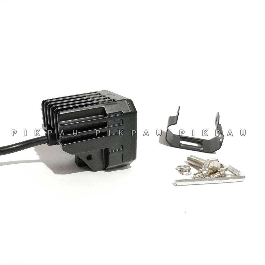 Lampu Tembak Sorot LED MT28 Kotak Sorot Laser Cut Off High Low + Fokus