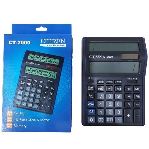 

Kalkulator Citizen Ct 2000 / Calculator 14 Digit -Kalkulator 2 Layar