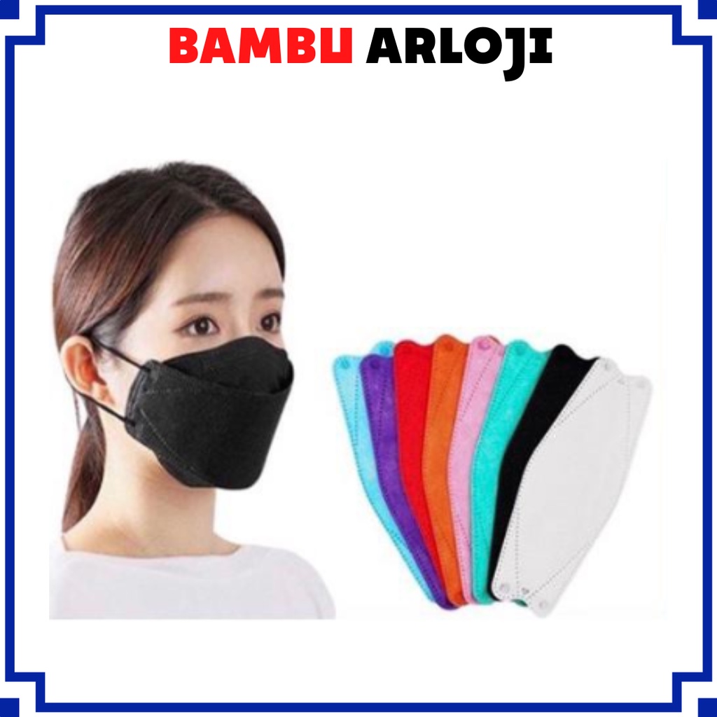 BAJ Masker KF94 korea 4ply evo plusmed convex masker 4D impor KF 94 PLUMED CONVEX Duckbill Satuan Ecer - MK007