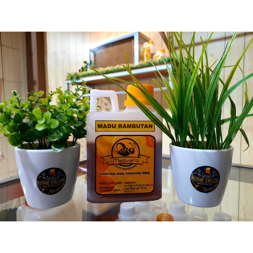 

Madu Murni Asli Bunga Rambutan 500g