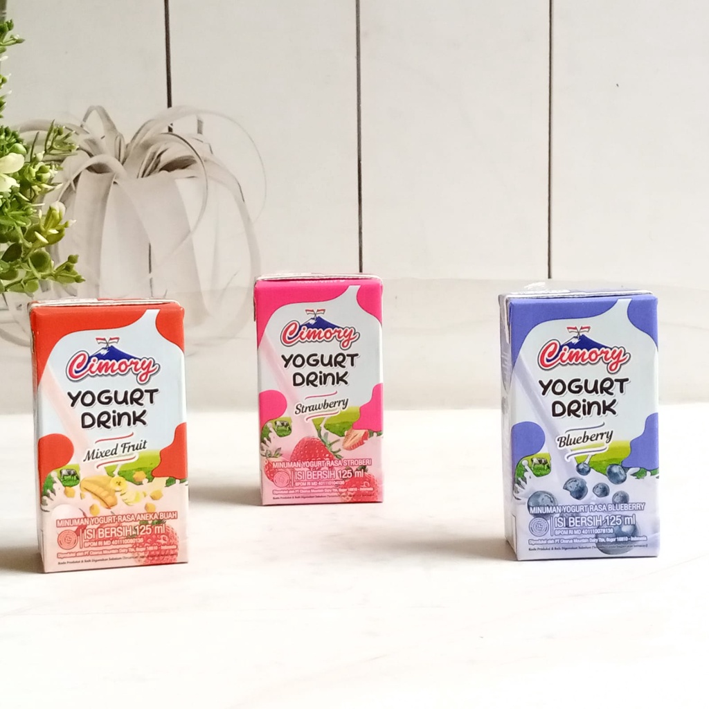 Cimory Yogurt Drink 125ml Starwberry/Mixed Fruit/Bluberry