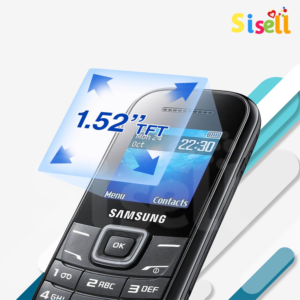 Sisell Hp Samsung GSM GT E1200/E1205 Murah Baru Single Sim