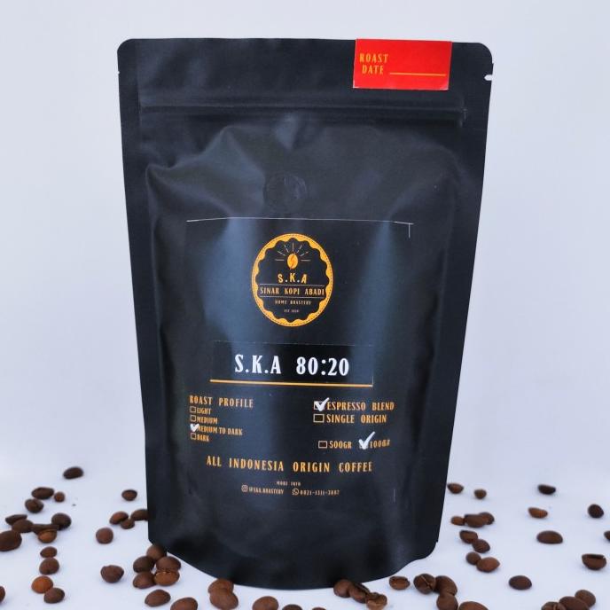 

Espresso Blend S.K.A 80:20 / Arabika : Robusta / 1 kg