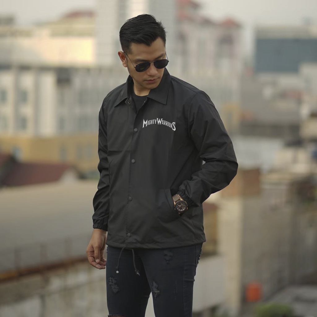 BRAINLY Jaket coach pria wanita unisex jacket remaja kekinian bahan perasut gunung tahan air original windbreaker Premium outwear sporty running windproof Distro bandung