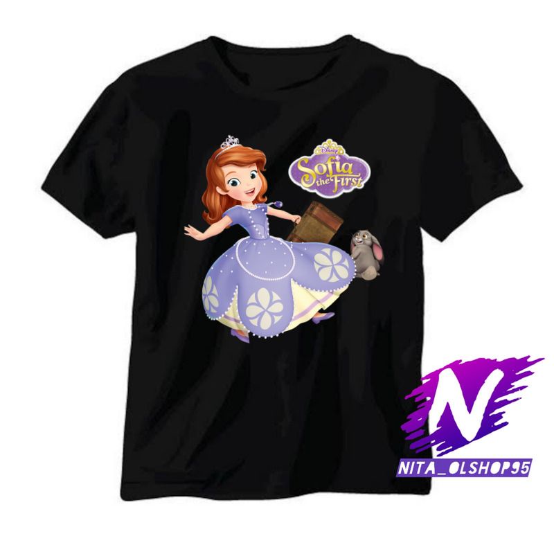 baju anak kaos anak putri sofia the first