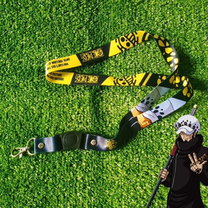 

Nametag Kalung Id Card Holder Tali Name Tag Anime One Piece - Lanyard Law
