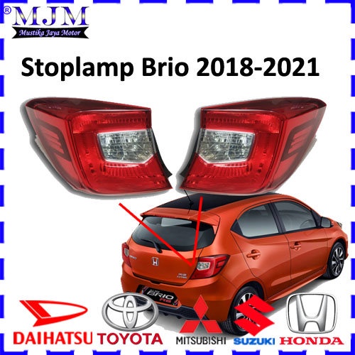 Stoplamp Lampu Belakang Honda BRIO RS Satya Gen 2 ORIGINAL  2018 2019 2020 2021 Kanan Atau Kiri