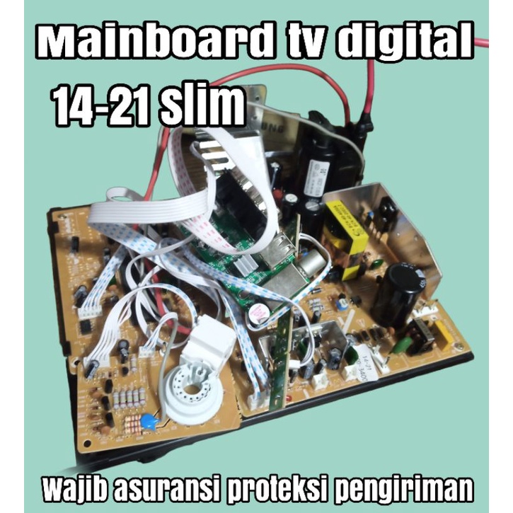 mesin DIGITAL T2 21" slim Mesin tv pengganti sparepart tv slim 21" layar flat datar w com toras