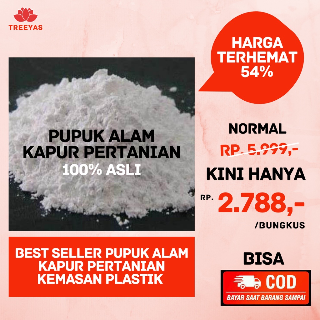 Best seller pupuk kapur (Dolomite/omyacarb) pertanian untuk penetral pH tanah