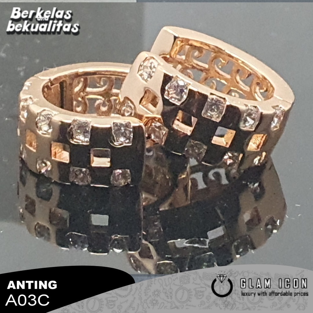 Anting Mata Motif  Cantik dan Elegant A03