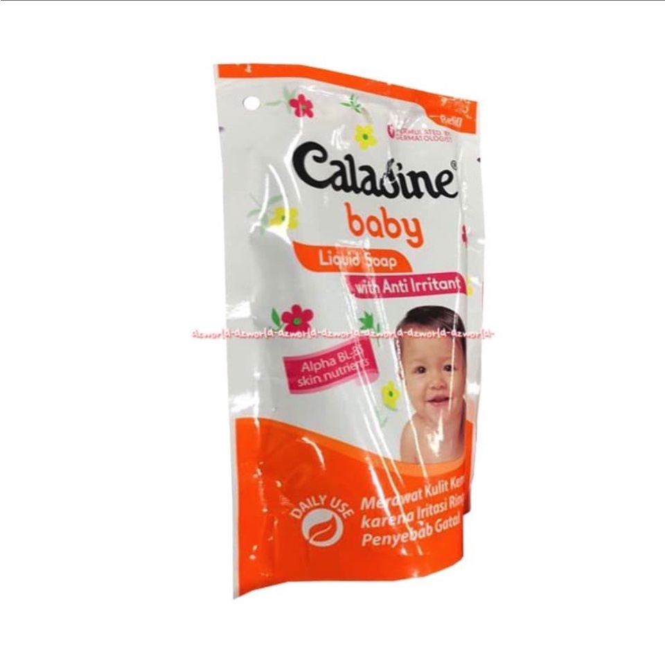 Caladine Baby 200ml Liquid Soap With Irritant Refill Kemasan Pouch Sabun Cair Kaladin Untuk Iritasi Gatal Bayi Anak 200 ml Caladin Kaladine